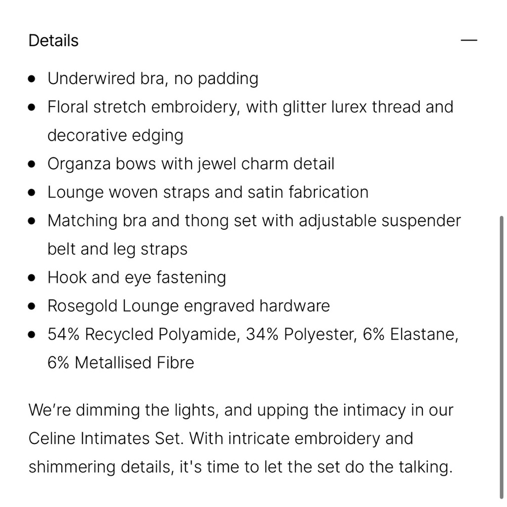 Lounge Celine Intimates Set - Picture 12 of 12